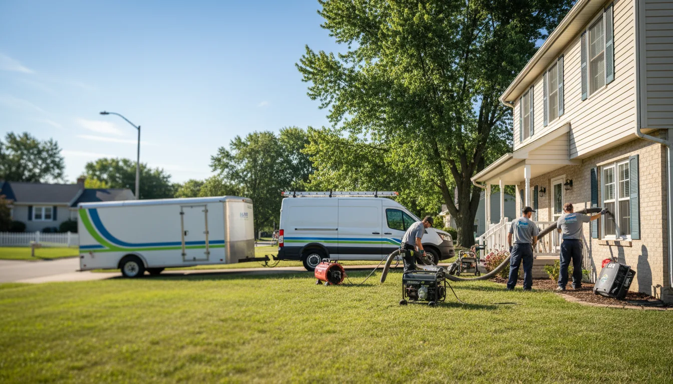 Flooded Basement Restoration And Cleanup With Repair in Terril, IA near me